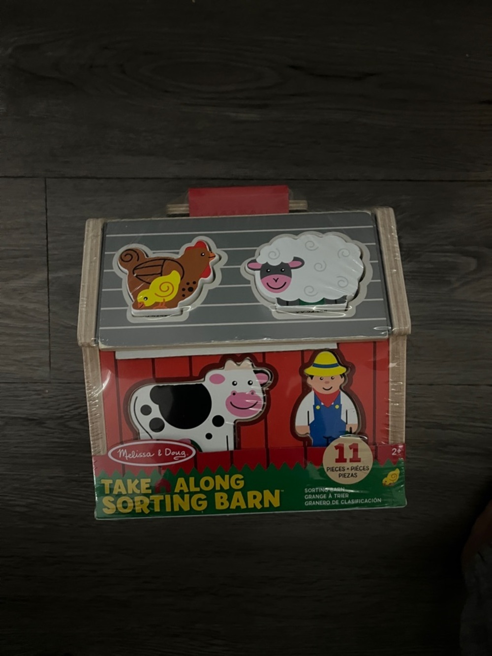 Melissa & Doug Take-Along Sorting Barn - Red Animal Puzzle Toy - Picture 3 of 3